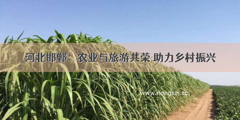 河北邯郸：农业与旅游共荣 助力乡村振兴