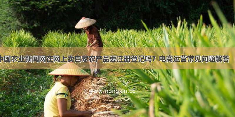 中国农业新闻网在网上卖自家农产品要注册登记吗？电商运营常见问题解答